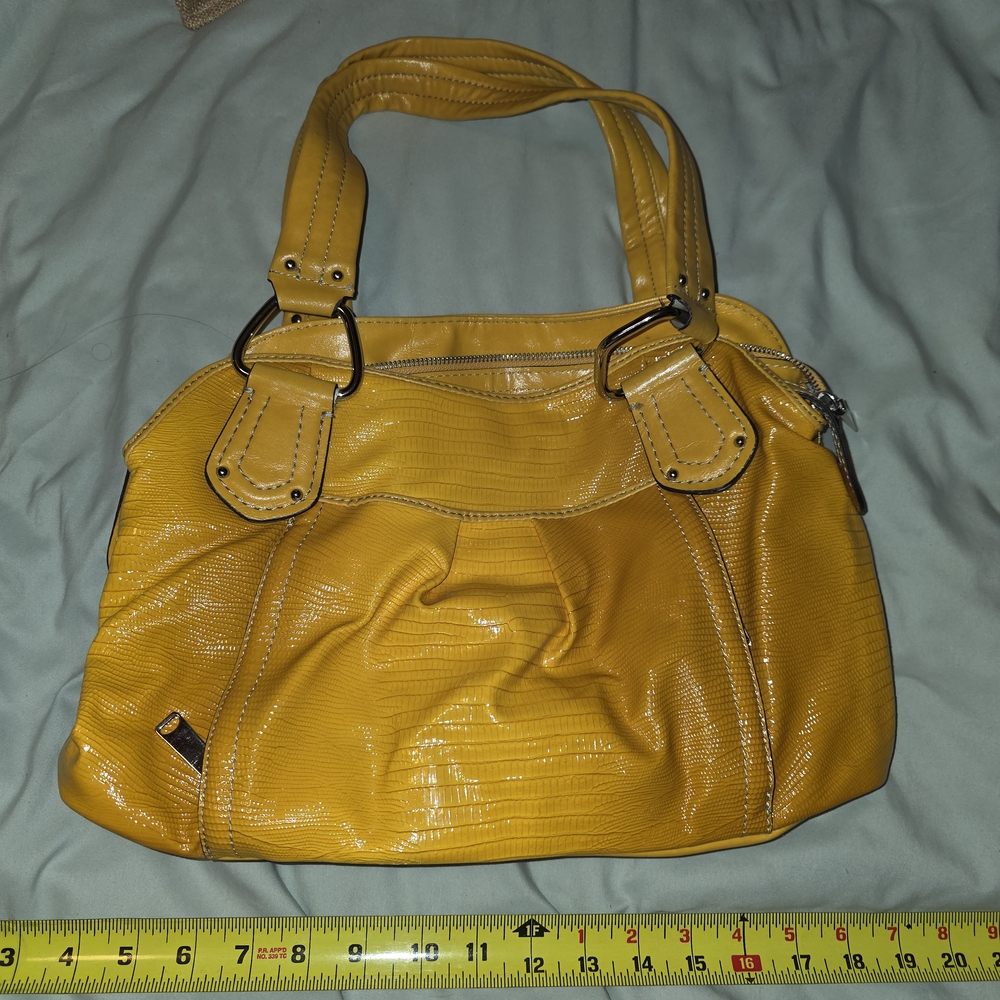 Nine West Mustard Yellow Satchel